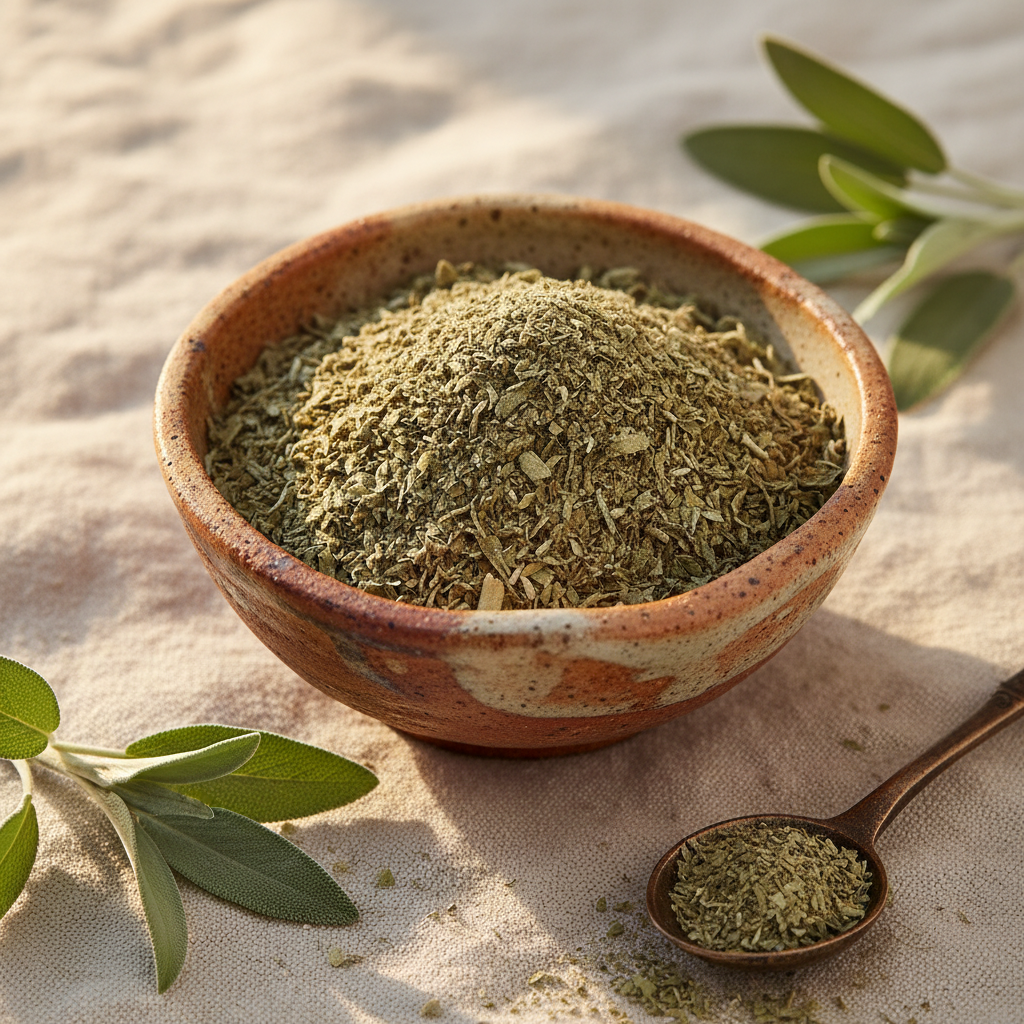culinary sage rubbed