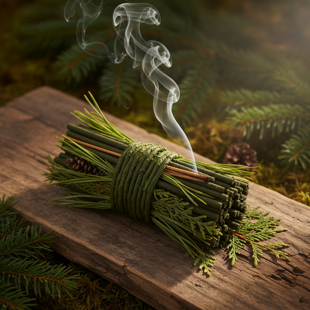 evergreen incense sticks