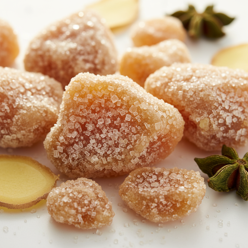 Ginger crystals