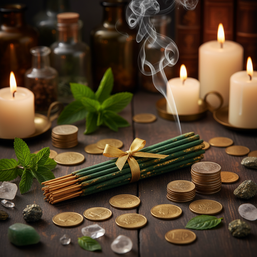 money drawing incense sticks